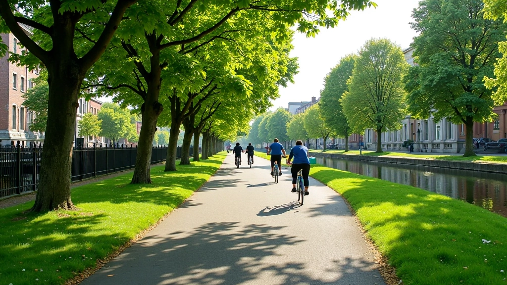 Dublin's Royal Canal cycling path